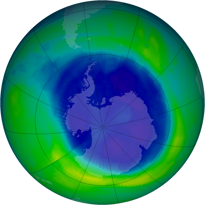 Ozone Map 1997-09-11
